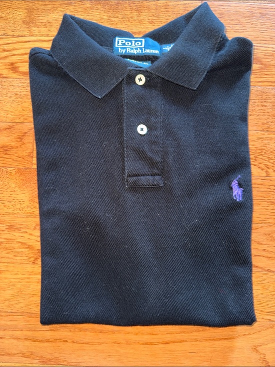Polo Ralph Lauren Other - Polo by Ralph Lauren Black Polo with Purple Pony Logo